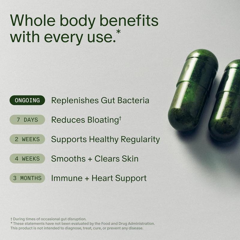 Seed DS-01 Daily Synbiotic - Prebiotic and Probiotic for Women & Men - Digestive Health, Gut Health, Immune Support, Bloating & Constipation Relief - Vegan & Shelf-Stable - 60 Capsules (30-Day Supply)