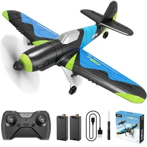 G8 Foam RC Plane Remote Control Airplane for Kids Adults, RC Airplane Helicopter Fighter Jet with 6-Axis Gyro, Light, Helicopter Plane Toy Gifts for Adults Kids Beginners