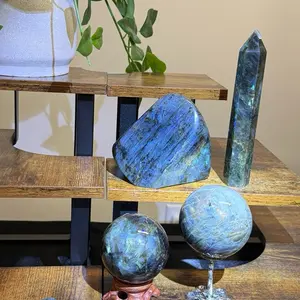 Natural Crystal～Stunning Labradorite Family in Different Shapes