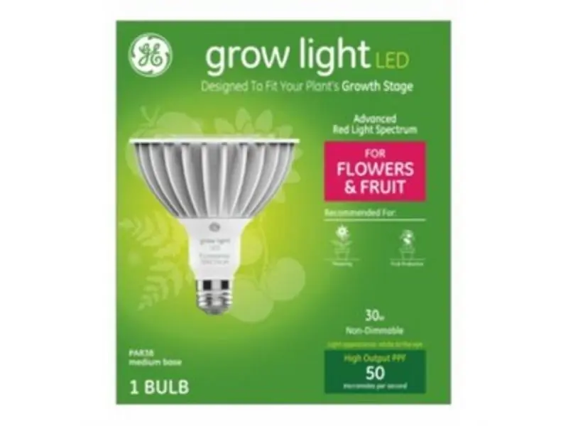 GE Lighting 250319 Par38 LED Horticultural Grow Light - 32W Power, for Greenhouse, Shed Growing - Home Improvement, Garden Supplies, Par38 Shape