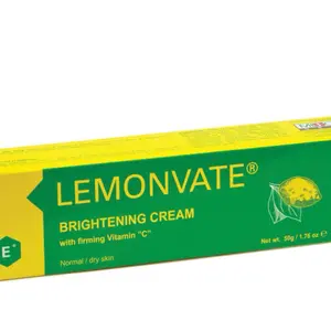 Lemonvate Brightening Cream with Firming Vitamin C for Normal Dry Skin 50g 1.76 oz