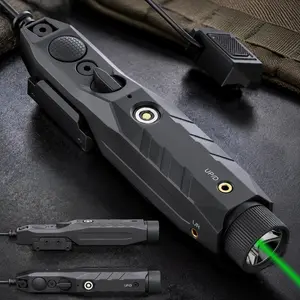 DARKFANG Mlok Picatinny Tactical Flashlight Laser Combo 1450LUMEN Light with Remote Switch for Rifle Mount System