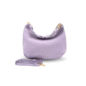 Kelly Woven Convertible Shoulder Bag