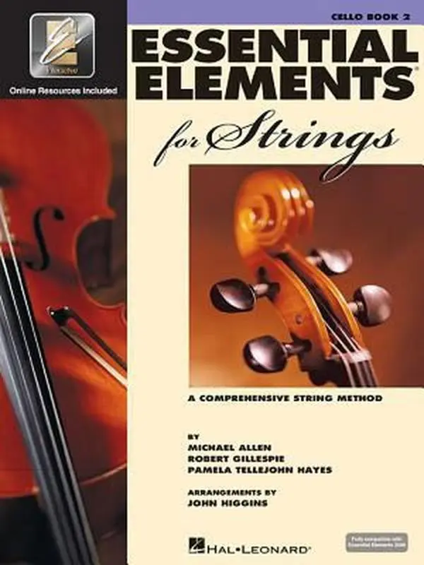 USED Book - Essential Elements for Strings Cello Book 2 W/Eei Comprehensive Method for Beginner and Intermed by Gillespie, Robert (Paperback) - english