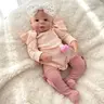 22in Full Body Silicone Newborn Baby Doll Girl - 11.3lb, Drink/Wet System, Bottle, Clothes & Accessories Set, Gorgeous Cute Collectible, Ages 3+ Gift