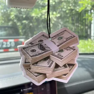 Long-Lasting Car Air Freshener, Natural Essential Oil Scented Paper Pendants, Stress Relief, Home Decor Gift Ideas