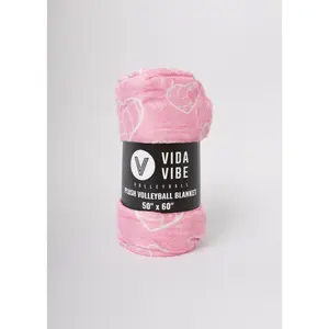 Plush Volleyball Heart Blanket