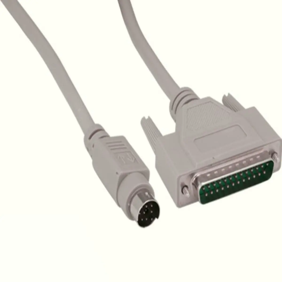 6 ft. Mini-DIN8 Male to DB25 Male MAC to Modem Cable - Beige