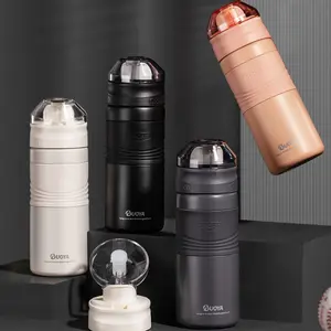 Noah elastic cover thermos cup creative back open direct drinking cup student sports water cup portable outdoor cup