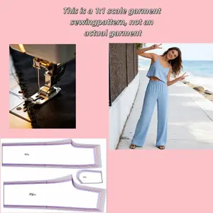 Women's Xxs-3xl Sewing Pattern Set, 8 Sizes, DIY Fabric Clothing Design, Handmade Fashion, Craft Supplies, Not Finished Clothes