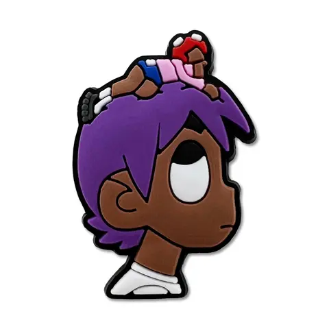 Purple Hair Music Accessory Shoe Charm