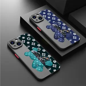 Luxury Robots Bears Phone Case for Apple iPhone 17 17Air 16 15 14 13 12 11 Pro XS Max Plus Pro Matte Cellphone Smartphone Protective Shell