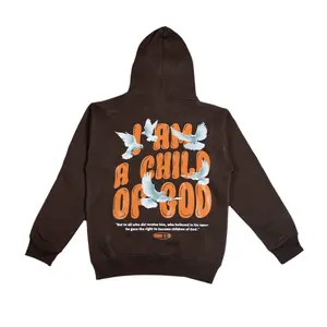 I AM A CHILD OF GOD BROWN Hoodie