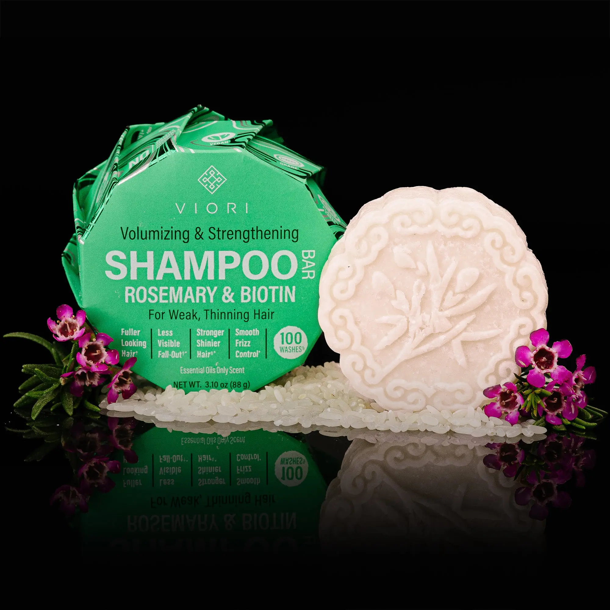 Rosemary Biotin Shampoo Bar – Thinning Hair | VIORI Rosemary Biotin Shampoo Bar – Thinning Hair | VIORI