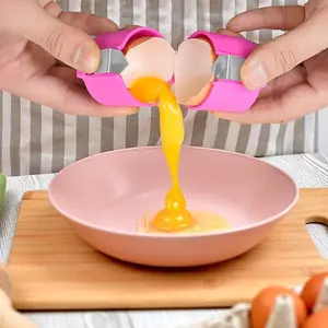 Egg Shell Opener & Cracker Tool – Easy Shell Separator & Peeler for Boiled & Raw Eggs | Mess-Free Egg Breaker
