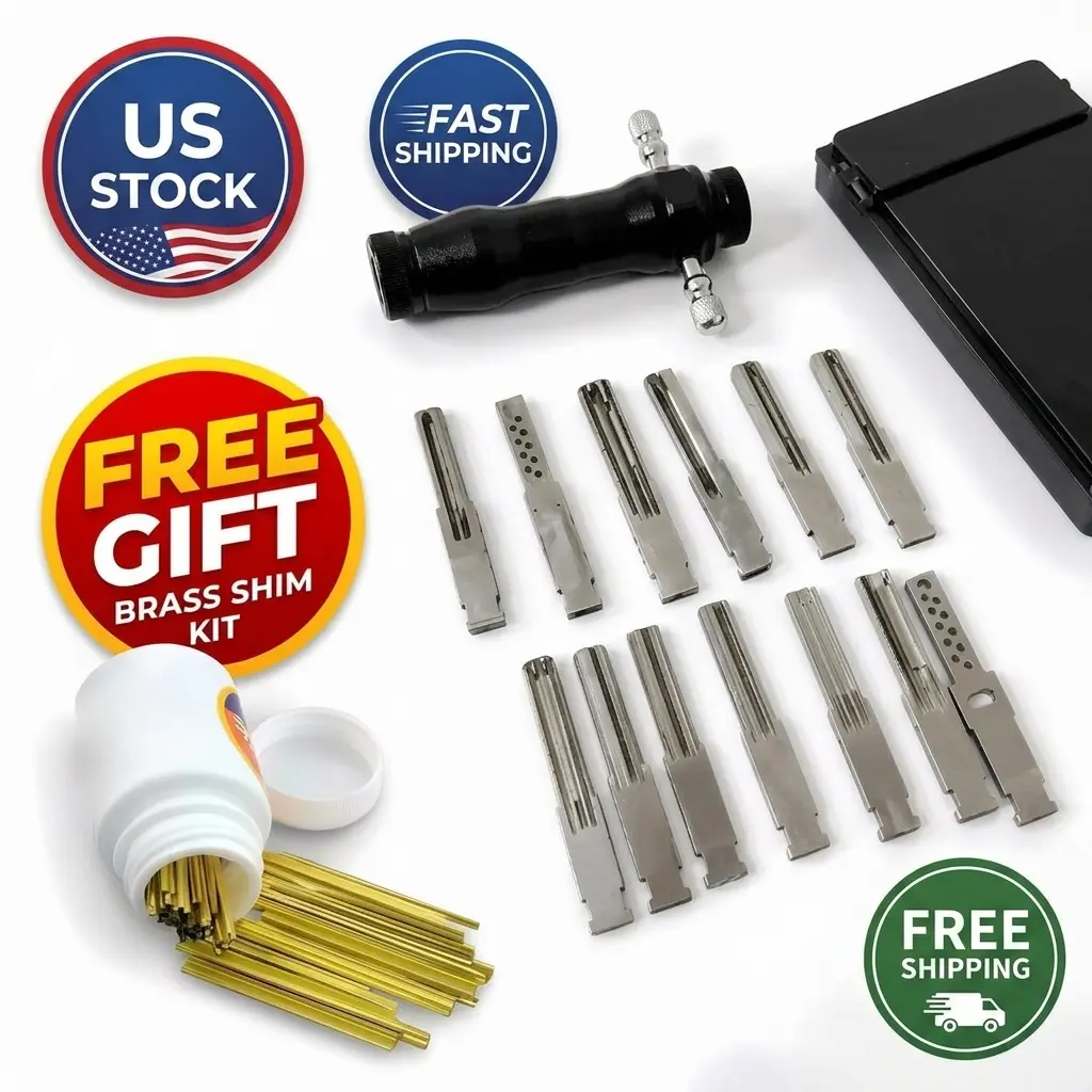 9-in-1 Hand Tool Repair Kit with Aluminum Foil Strip, Multi-Function Hardware Repair Tool Set