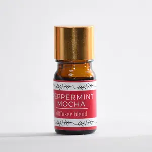 Wellnessed Peppermint Mocha Diffuser Blend - Winter Diffuser Blend with Coffee Essential Oil, Peppermint and Vanilla Essential Blend