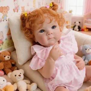 Reborn Lovely 18 inch 45 cm Reborn Baby Dolls Vinyl Full Body Girl Realistic Anatomically Correct Real Doll,Handmade Lifelike Awake Eyes,Multicolor Gift for Child toddler doll