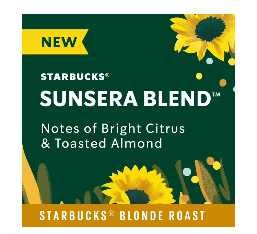 Starbucks Blonde Roast K-Cups Coffee Pods, Sunsera Blend, 72 ct. - TikTok  Shop