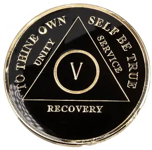 #aa113. AA Medallion Black Coin (1-50)