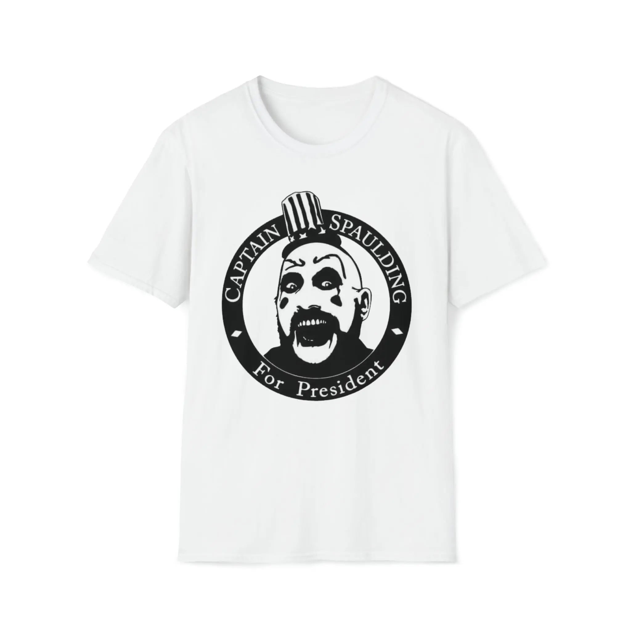 Captain Spaulding Unisex Soft Style T-Shirt 100% Cotton