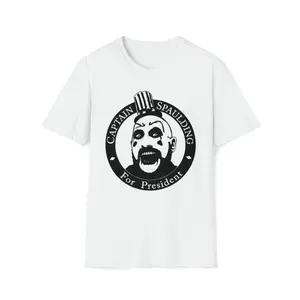 Captain Spaulding Unisex Soft Style T-Shirt 100% Cotton
