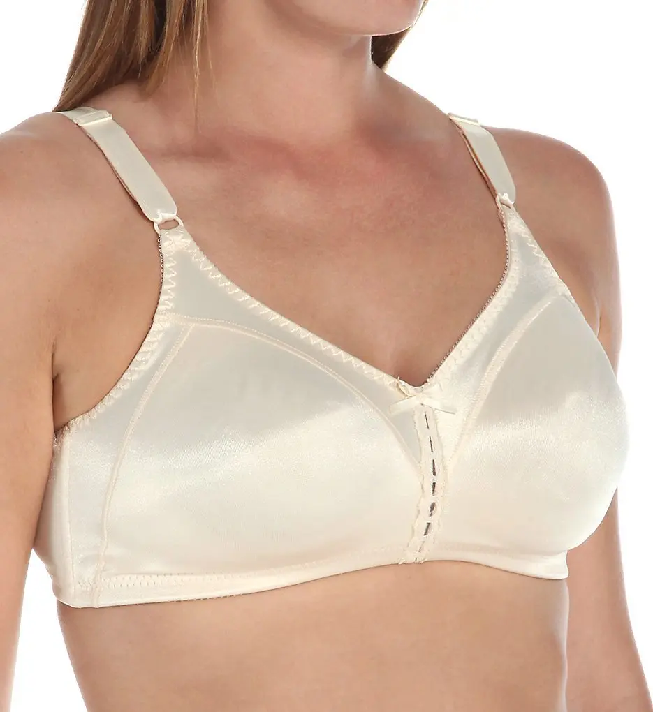Maidenform Women's Double Support Wire-Free Bra Non, Light Beige 34C