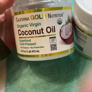 California Gold Nutrition Superfoods, Cold Pressed Organic Virgin Coconut Oil, 16 fl oz (473 ml)