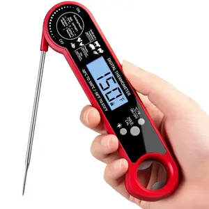 Digital  Read Meat Thermometer with  Backlit Display, 180? Auto-Rotate Screen, IP65 , Motion-Activated Control,  Kitchen Gadget for Grilling BBQ Baking Candy Making