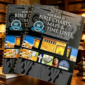 Bible Charts, Maps & Time Lines Reference Book - Full-Color Illustrated Scripture Guide, Handy Curriculum Resource for Bible Study & Religious Classroom Teaching