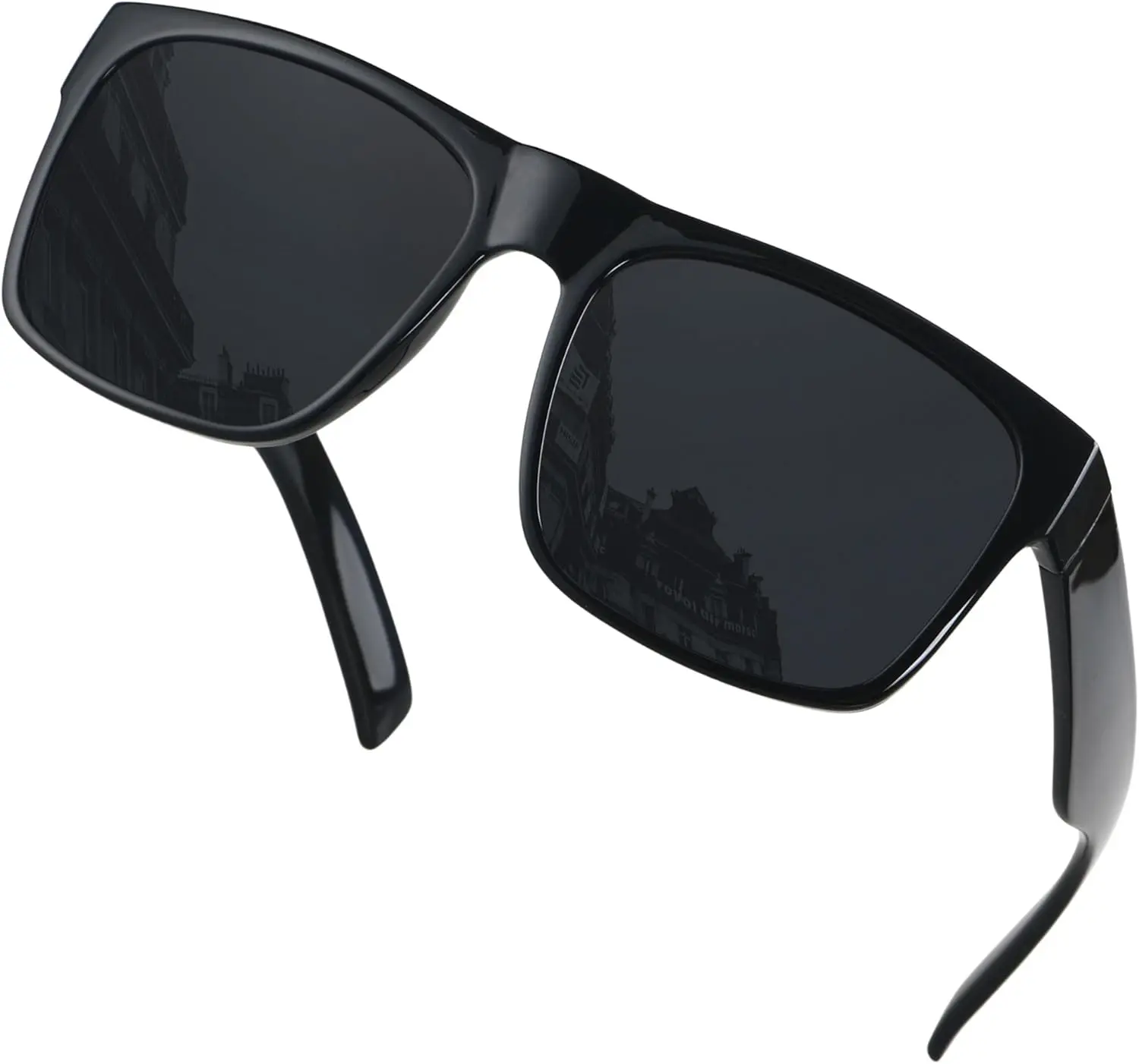 Sunglasses for Big Wide Heads Mens Polarized XL  Square Sun Glasses