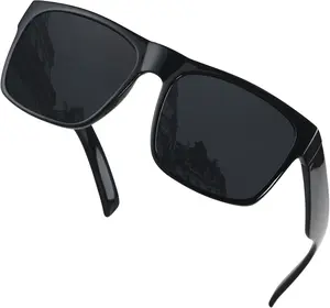 Sunglasses for Big Wide Heads Mens Polarized XL  Square Sun Glasses