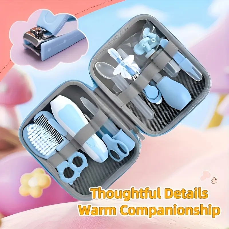Baby Healthcare & Grooming Set 14 in 1 Safe Electric Automatic Nail Trimmer Newborn Must Haves Infant Nail Clippers Toddler Nail Clipper Kids Grooming Kit Perfect Gift for New Parents Easter Thanksgiving Christmas