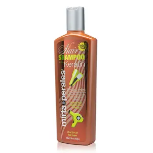 Mirta De Perales Keratin Shampoo 16 Oz. Smoothing, Sulfate-Free, Unisex, Damaged Hair Repair