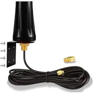 4G LTE Outdoor Wall Mount Waterproof Antenna SMA Male Antenna Compatible with Verizon AT&T T-Mobile Sprint 4G LTE Router Gateway Modem Cellular Trail Camera
