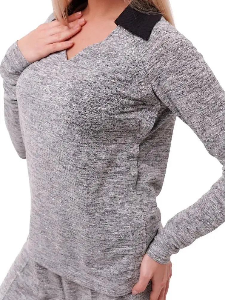 Sparkies Viscose/Poly Athleisure Adaptive Raglan Top