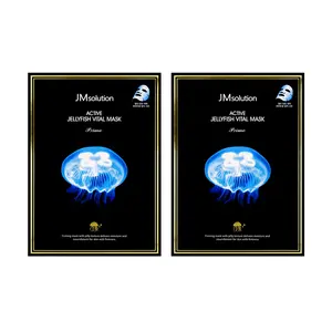 JMsolution Korean Jellyfish Collagen Mask - 20 Sheets Active Series | Deep Hydration & Elasticity Boost | 2 Box Value Set