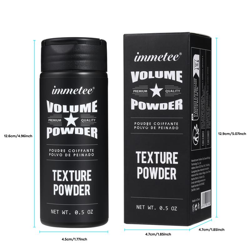 immetee Volumizing Texturizing Hair Powder – Extra Volume Hair Styling Powder, Root Lifting Style Powder, Oil Control, Matte Finish, No Residue, Texture Powder 14g