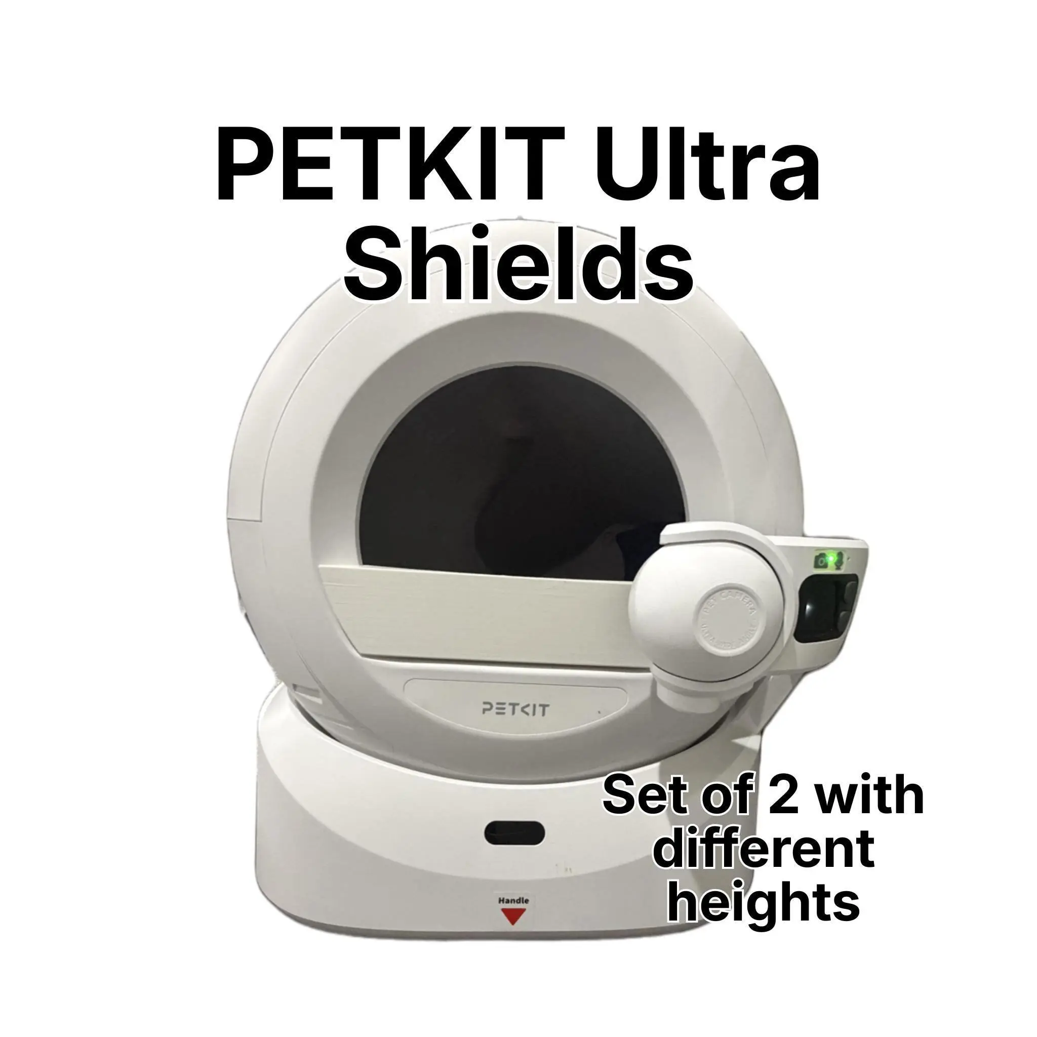 Shield Set for PETKIT Ultra | Litter Box Splash Guard & Containment Accessory