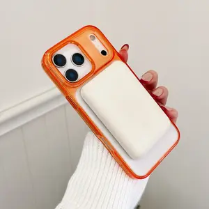 iPhone 17 Case, Airbag Shockproof for iPhone 16 Pro Max, Clear Anti-Fall Cover for iPhone 15/14 Pro/13/12 Plus, Full Lens Protection, Soft Cute Case for Girls,  Camera & Button All-Inclusive Shell