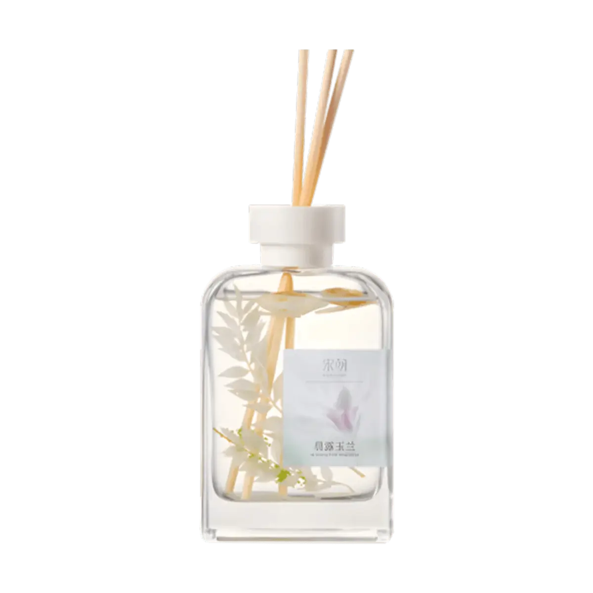 SONG CHAO Magnolia Dew Reed Diffuser - 500ml Large Capacity, Long Lasting Home Fragrance for Bedroom & Indoor Spaces, Natural Aroma