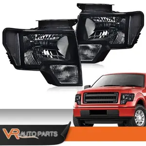 Factory Style Headlights Fit For 2009-2014 Ford F150 Replacement Left & Right Side Bolt-On  Dot Certified