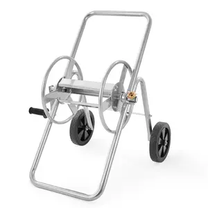 VEVOR Hose Reel Cart, Hold Up to 175 ft of 5/8'' Hose (Hose Not Included), Garden Water Hose Carts Mobile Tools with Wheels, Heavy Duty Powder-coated Steel Outdoor Planting for Garden, Yard, Lawn