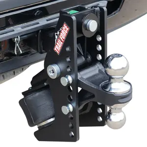 Trail Force Air Receiver Hitch - Fits 2" Hitch, Chrome Combo 2" & 2-5/16" Balls