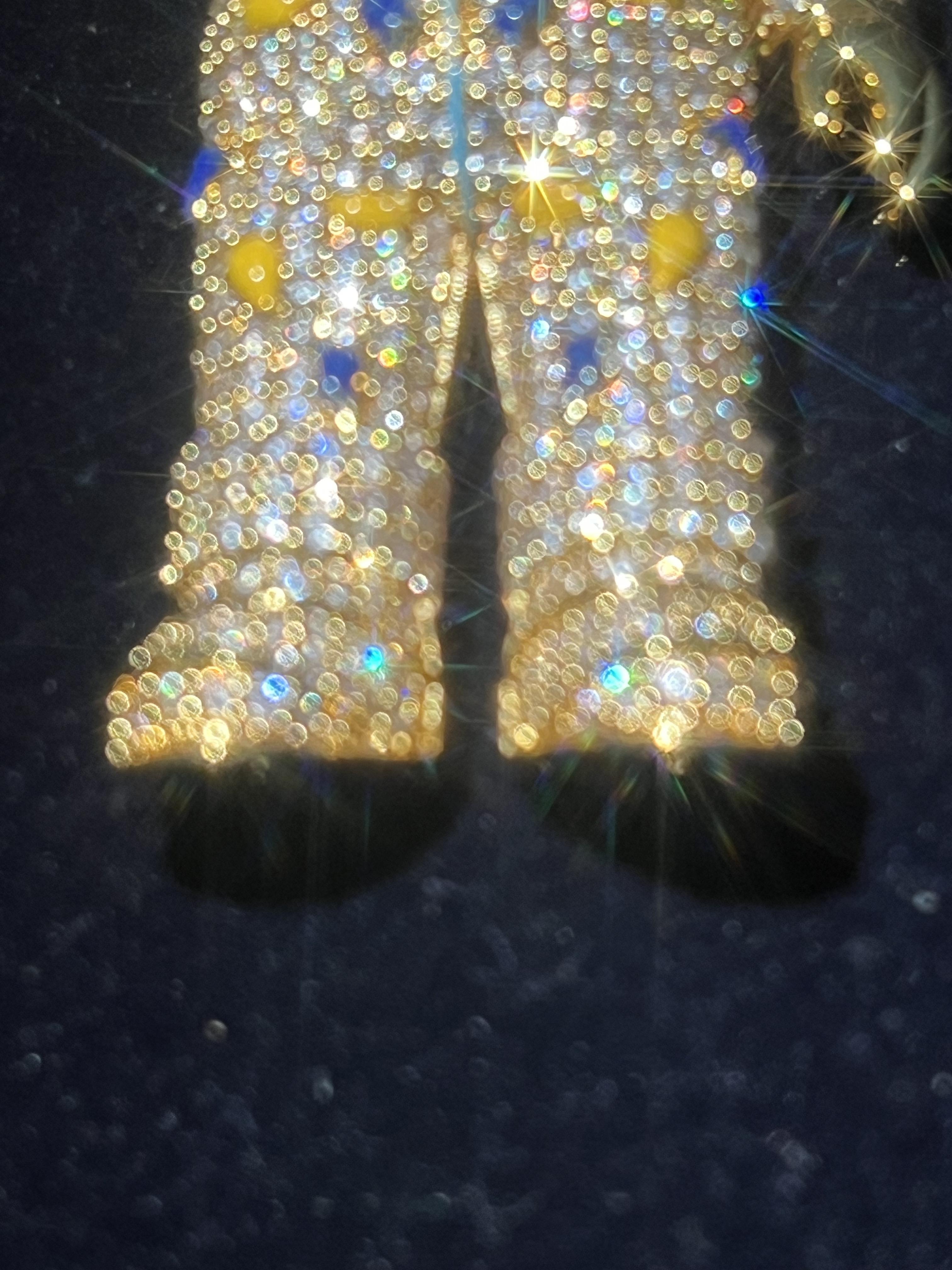 Custom Hip-Hop 3D Clown Doll Face VVS Ice Diamond Hip-Hop Men's Pendant Enamel Character Design Charm 14k Gold-Plated Luxury Fashion Jewelry Father's Day Mother's Day Gift