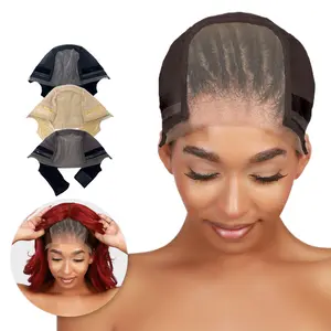 Women's Lace Grip Wig Cap, Breathable Non-Slip Wig Gripper with Adjustable Elastic Headband for Secure Wig Hold