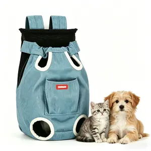 Pet Carrier Backpack for Small Dogs & Cats Adjustable Legs Front Facing Pouch for Travel Hiking Walking Cat Bag Breathable Ultra Comfy No Neck Constriction Lightweight Easy On You Double Safety Protection Fully Machine Washable #summervibes #petlovers