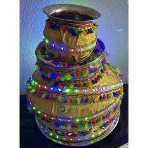 Indian Decorative Lota Kalash – Traditional Pooja Vessel