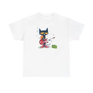 Pete The Cat Guitar Shirt,