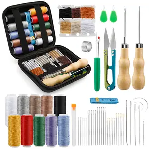 Heavy-duty sewing kit  repair toolkit that combines furniture-specific sewing thread, a thread set, a sewing awl, and a seam ripper—ideal for sewing shoes, upholstery, carpets, backpacks, and DIY crafts